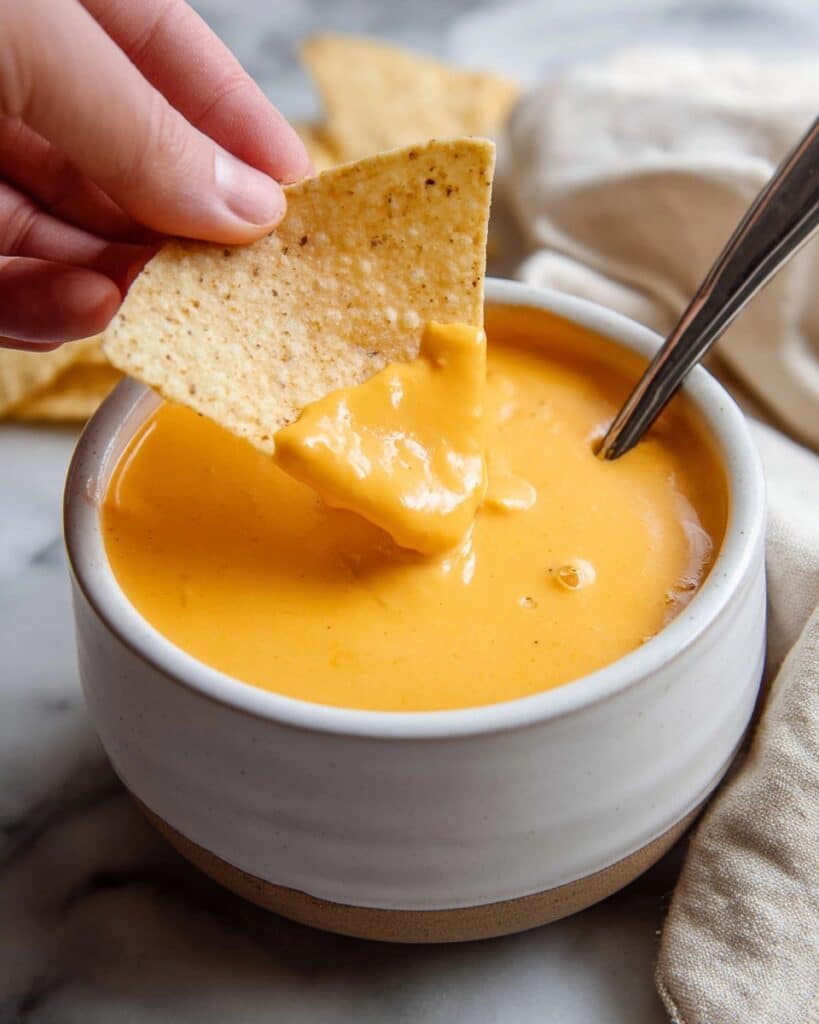 Creamy Vegan Nacho Cheese with Potatoes and Carrots Recipe
