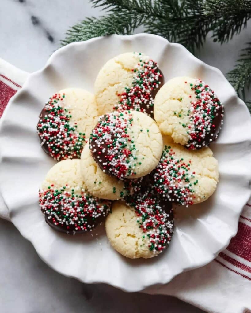 Soft Italian Ricotta Cookies with Festive Sprinkles Recipe