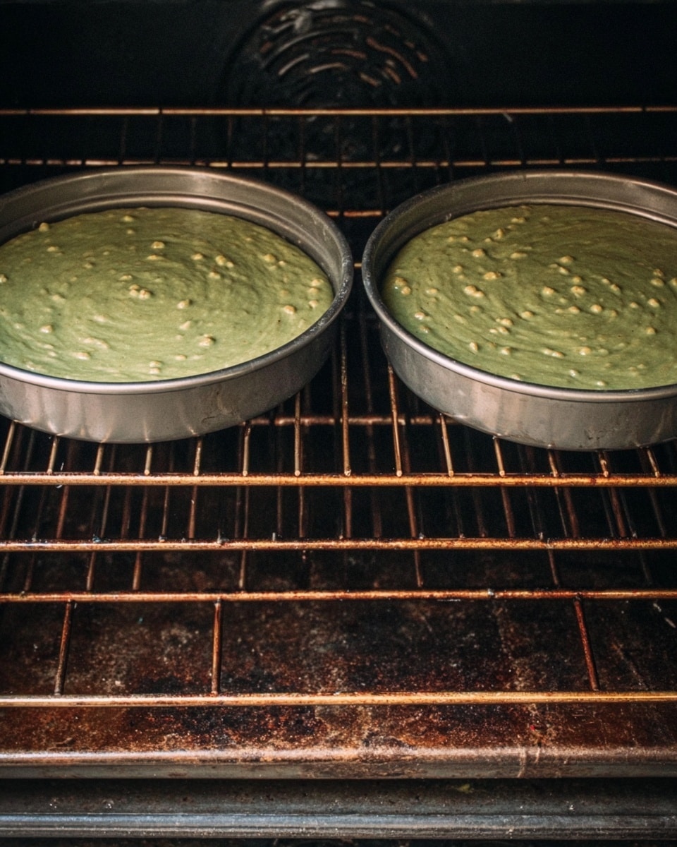 In the image, a white bowl sits on a white marbled surface, filled with a pale green, smooth batter mixed with small brown bits spread evenly throughout. Inside the bowl, two metal beaters are partially submerged in the batter, angled towards the left side. A woman's hand holds the beaters' handle, visible on the left edge, gently stirring the mixture. The texture of the batter looks creamy and thick, with soft light reflecting off its surface. The overall scene is clean and simple, focused on the mixing process. photo taken with an iphone --ar 4:5 --v 7