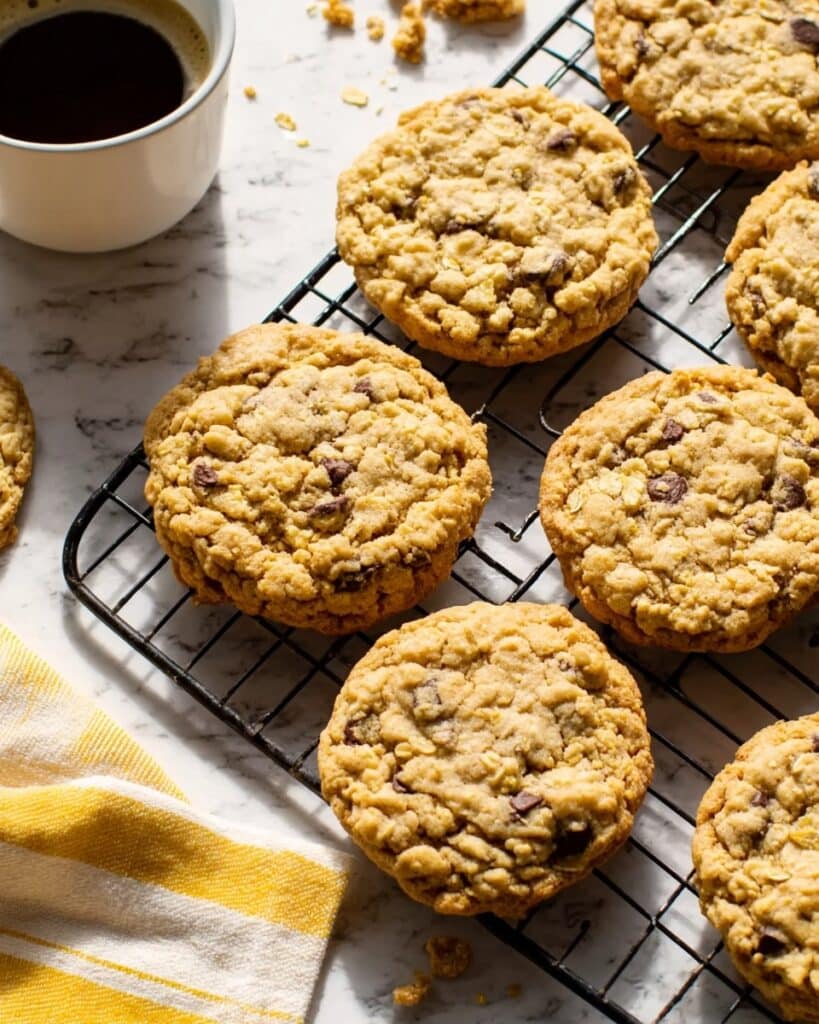 Million-Dollar Cookies with Rice Cereal, Oats, Coconut, and Chocolate Recipe