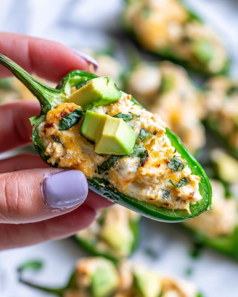 Buffalo Chicken Stuffed Anaheim Peppers Recipe