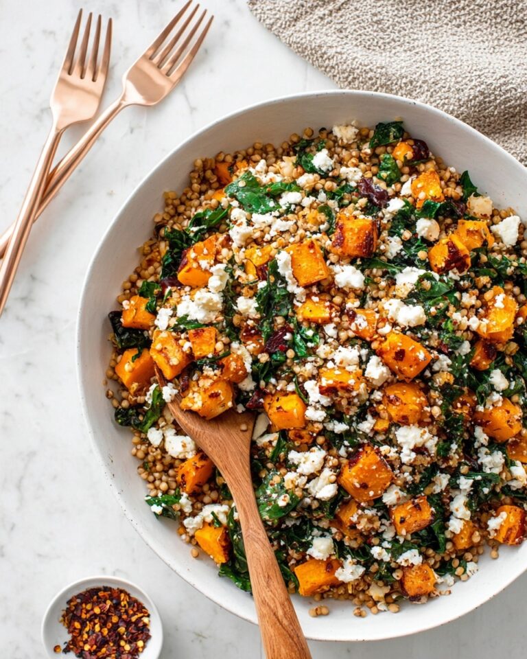 Sweet Potato Farro Salad with Kale Recipe