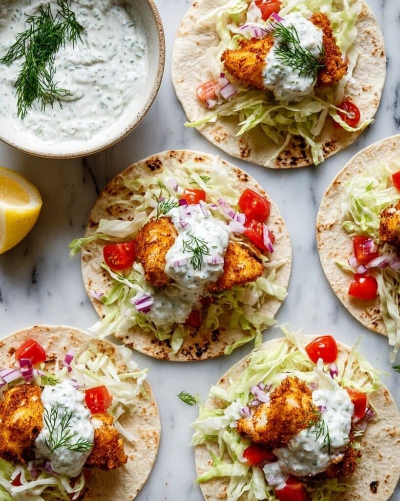 Tzatziki Fish Tacos Recipe