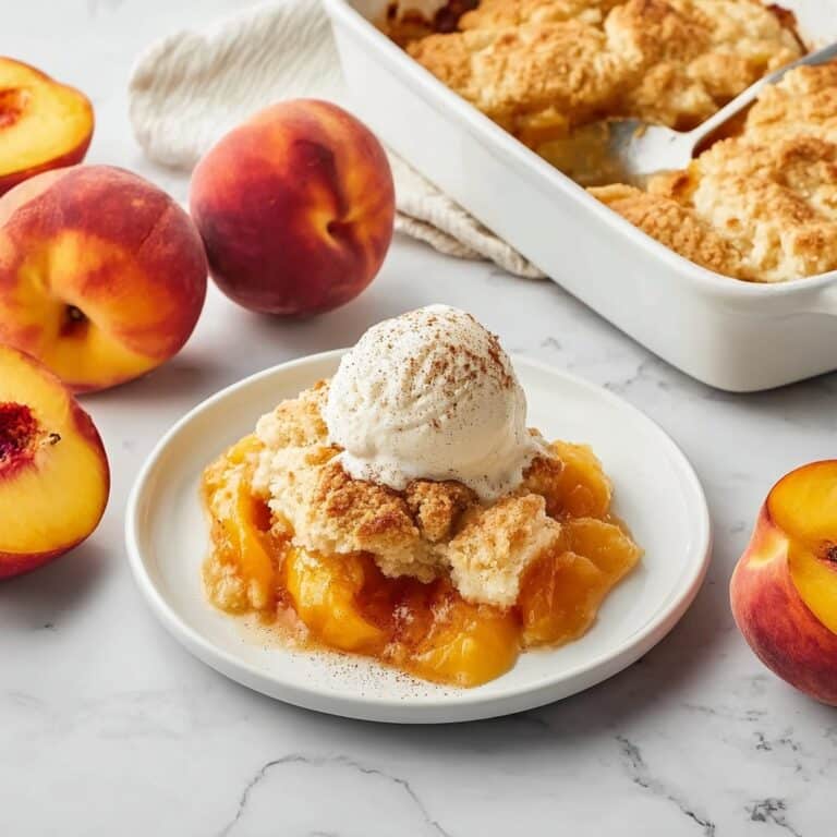 Easy Peach Cobbler Recipe