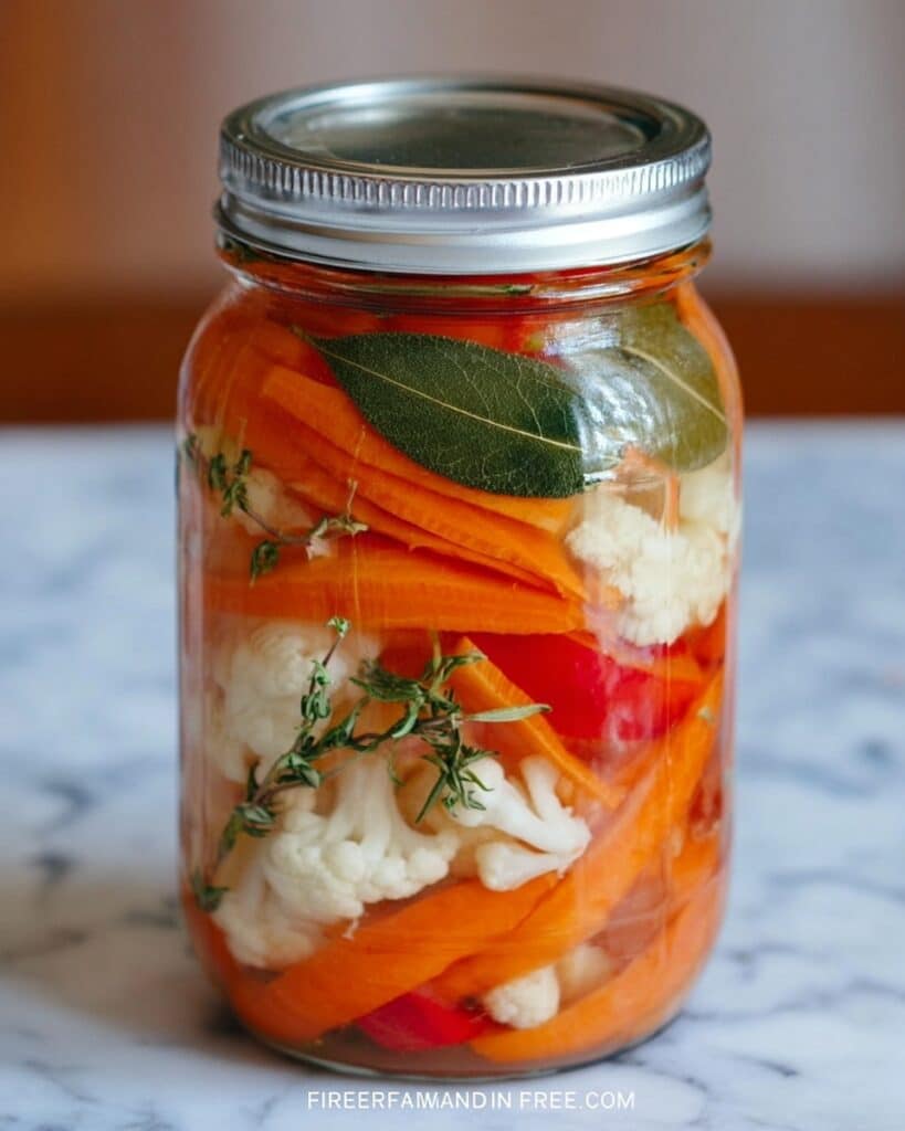 Fermented Giardiniera: Italian Pickled Vegetables Recipe