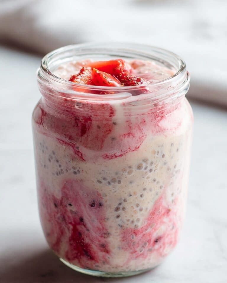 Strawberry Protein Overnight Oats Recipe