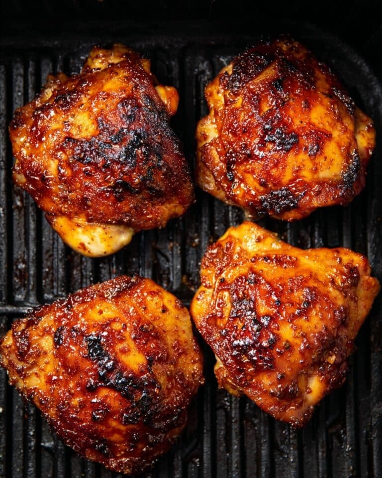 Air Fryer Hot Honey Chicken Thighs Recipe