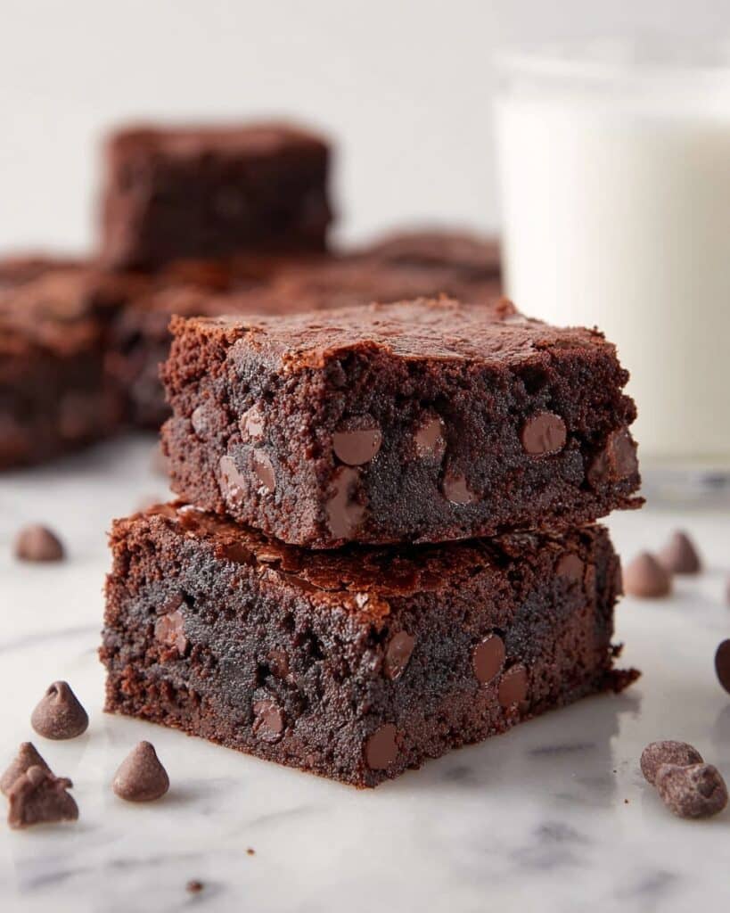 Fudgy Chocolate Chip Brownies Recipe