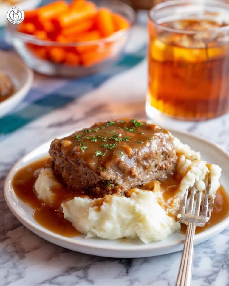 Slow Cooker Salisbury Steak with Savory Gravy Recipe