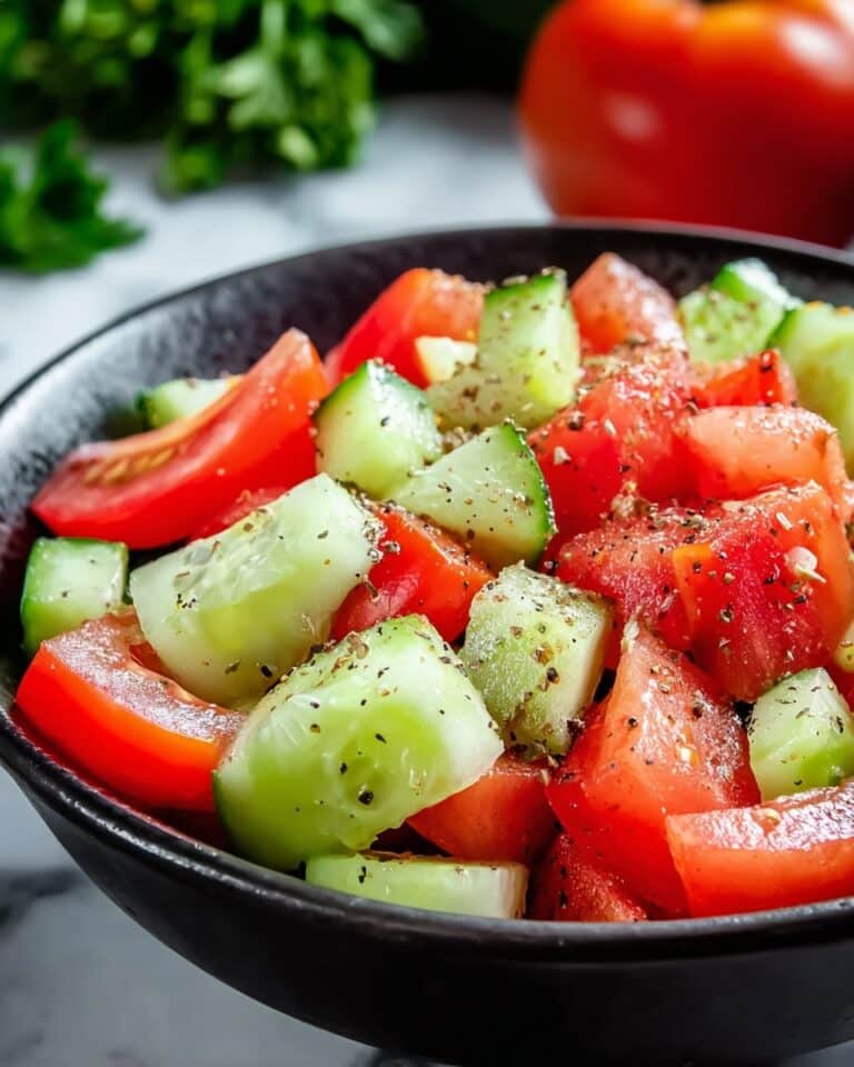 Cucumber and Tomato Salad Recipe