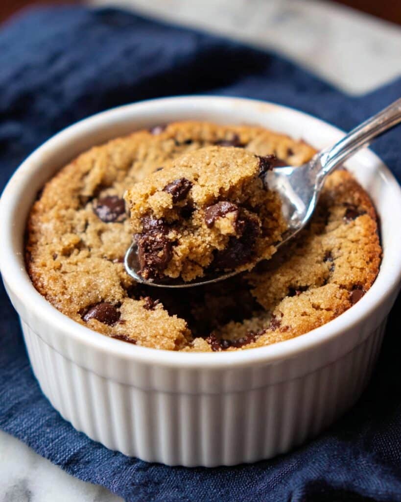 Deep Dish Chocolate Chip Cookie For One Recipe
