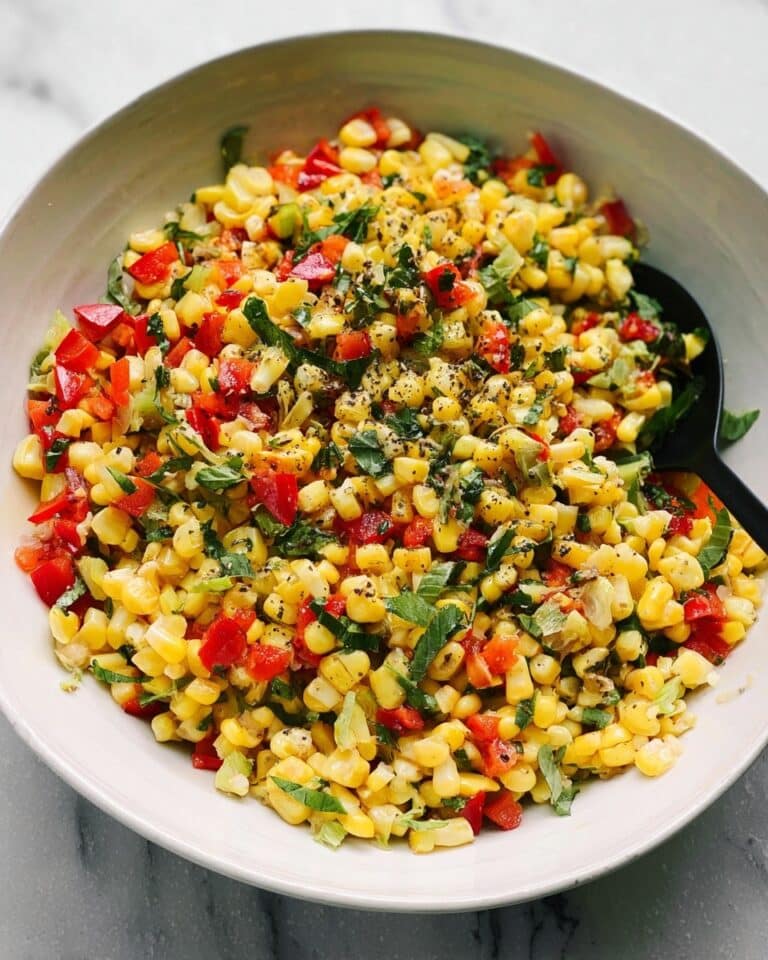 Bold and Tangy Grilled Corn Salad Recipe