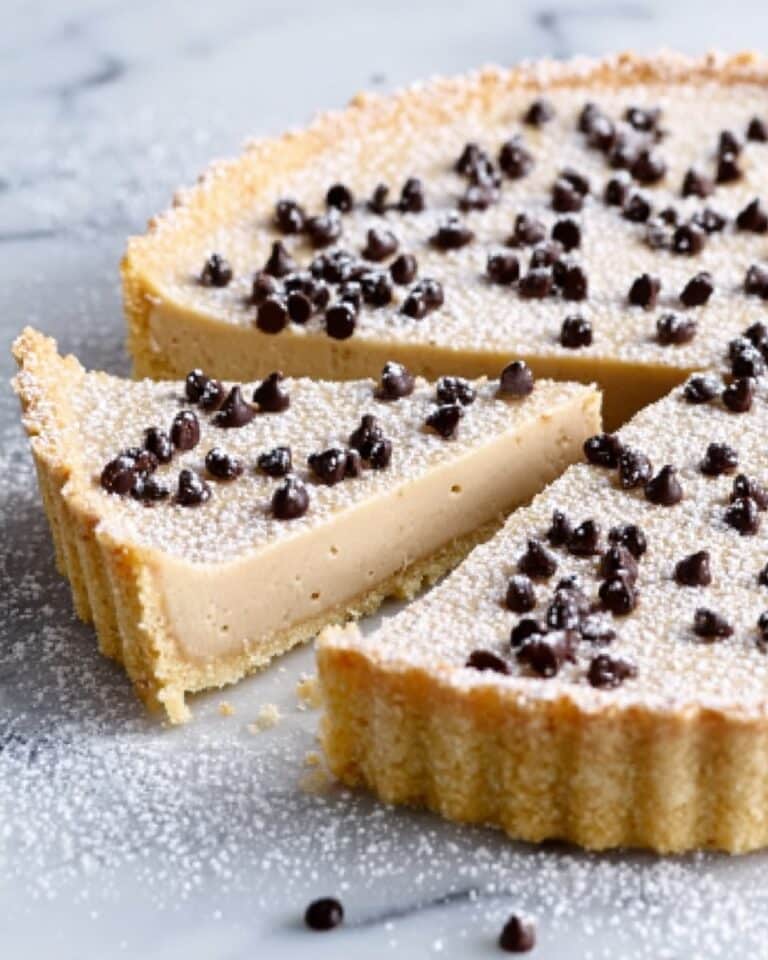 Cannoli Tart with Cinnamon Crust and Ricotta Filling Recipe