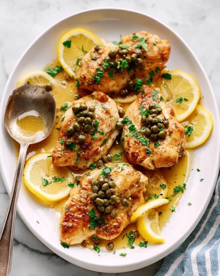 Quick Chicken Piccata with Lemon Caper Butter Sauce Recipe