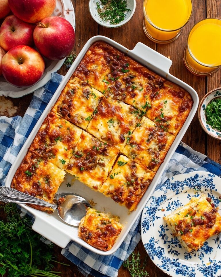 Maple Sausage and Apple Breakfast Bake Recipe