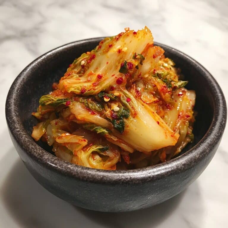 Baechu Kimchi (Spicy Fermented Napa Cabbage Kimchi) Recipe