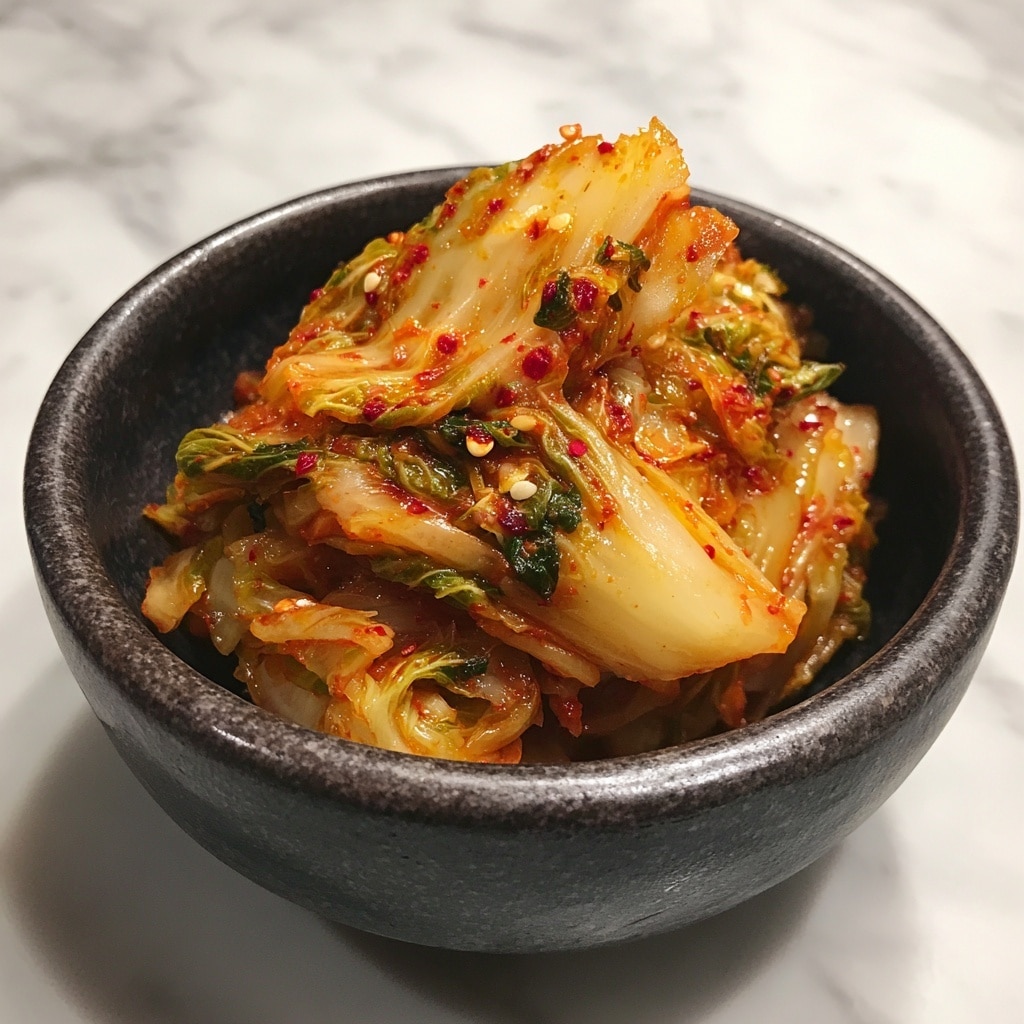 Baechu Kimchi (Spicy Fermented Napa Cabbage Kimchi) Recipe