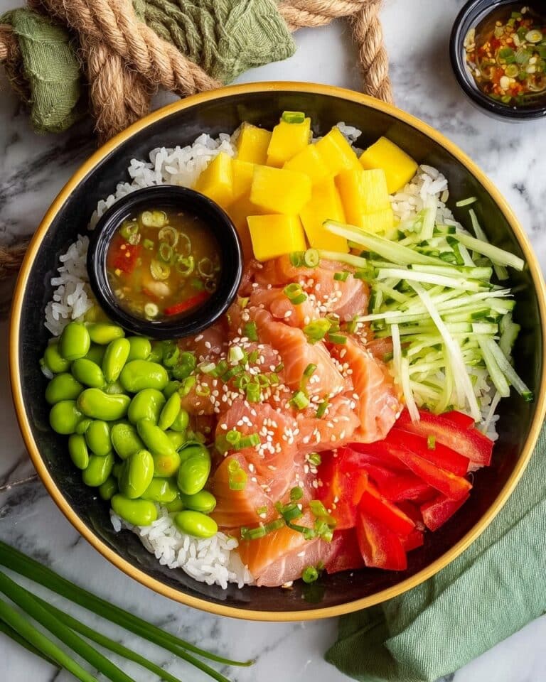 Easy Smoked Salmon Poke Bowl Recipe