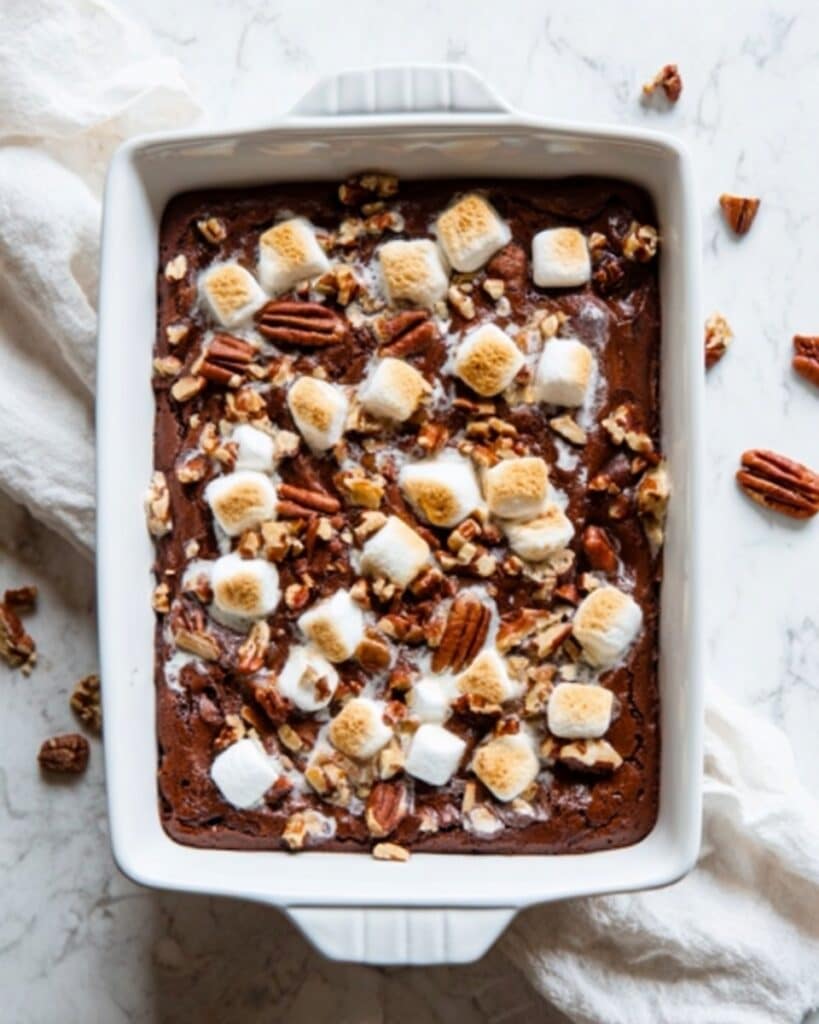 Best Homemade Rocky Road Brownies Recipe