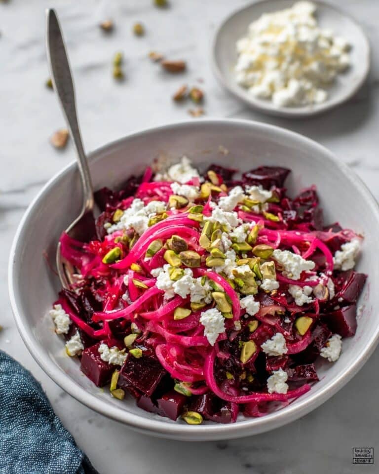 Roasted Beet Salad with Pistachios and Goat Cheese Recipe