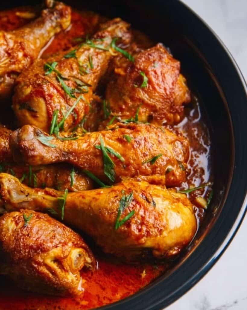 Crockpot Smothered Chicken Legs Recipe