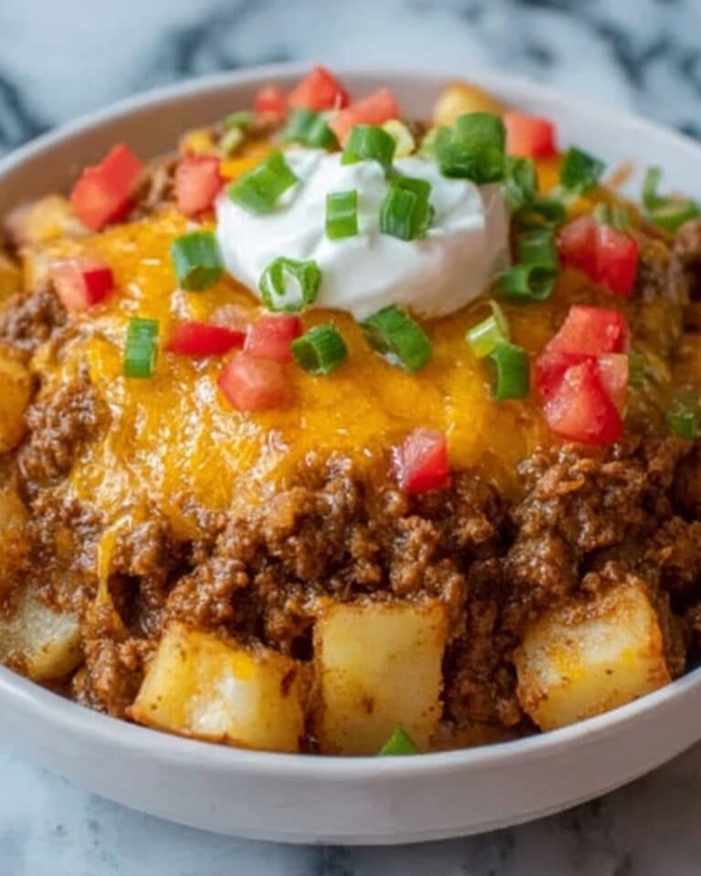 Crockpot Cheesy Taco Potatoes: Indulgent Comfort Food Bliss Recipe