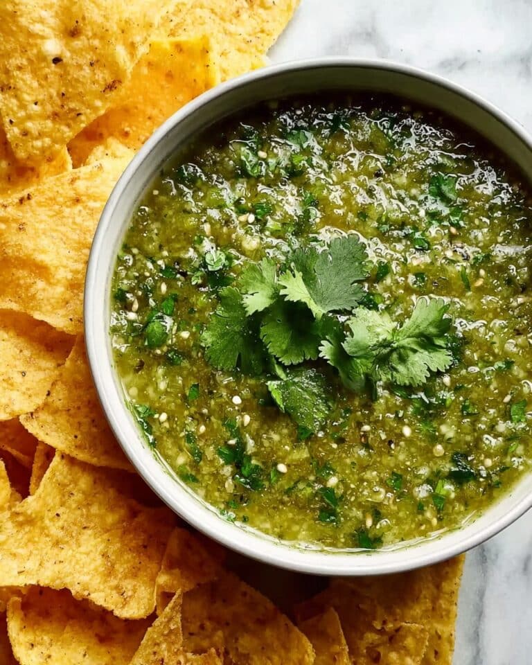 Homemade Roasted Salsa Verde Recipe