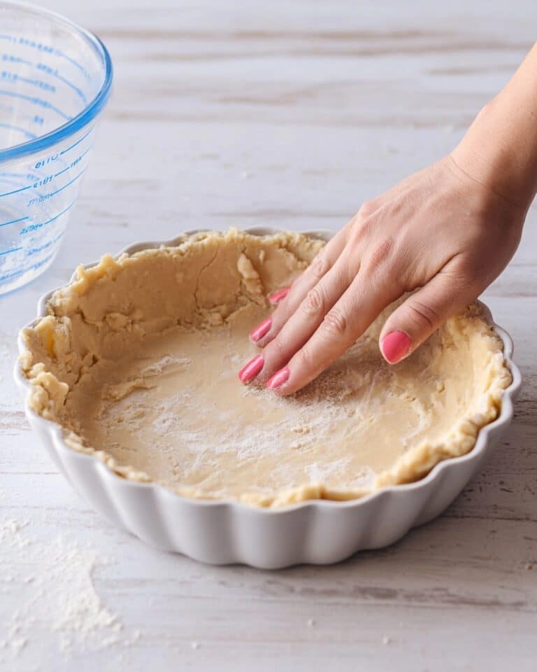 Simple 5-Minute No-Roll Pie Crust Recipe
