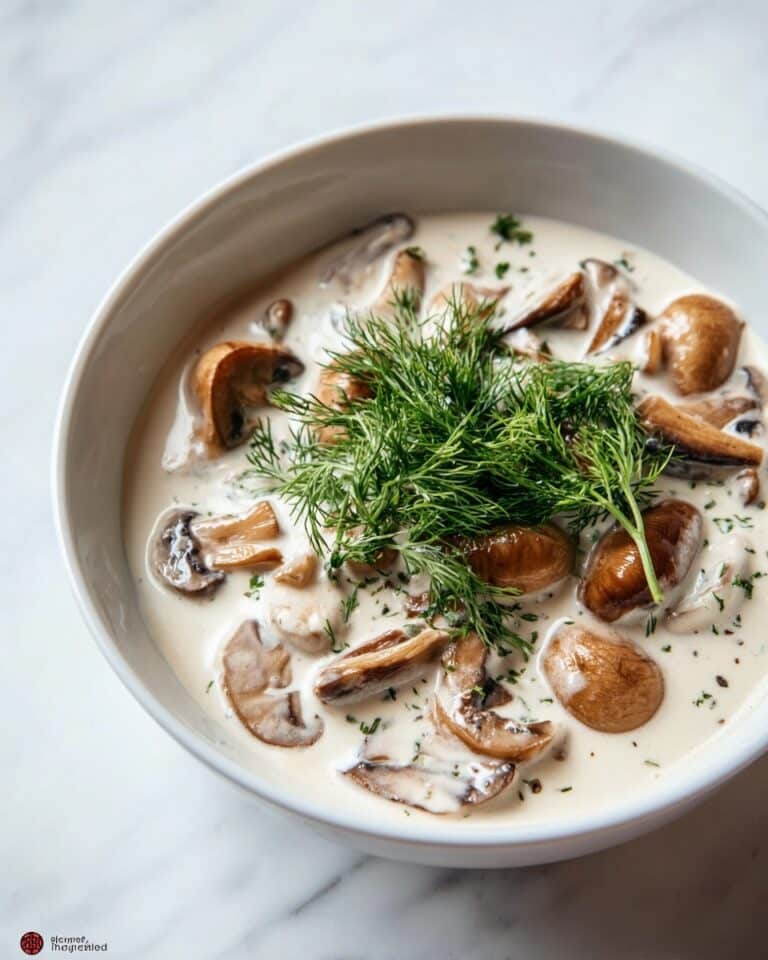 Polish Mushroom Cream Sauce (Sos Grzybowy) Recipe