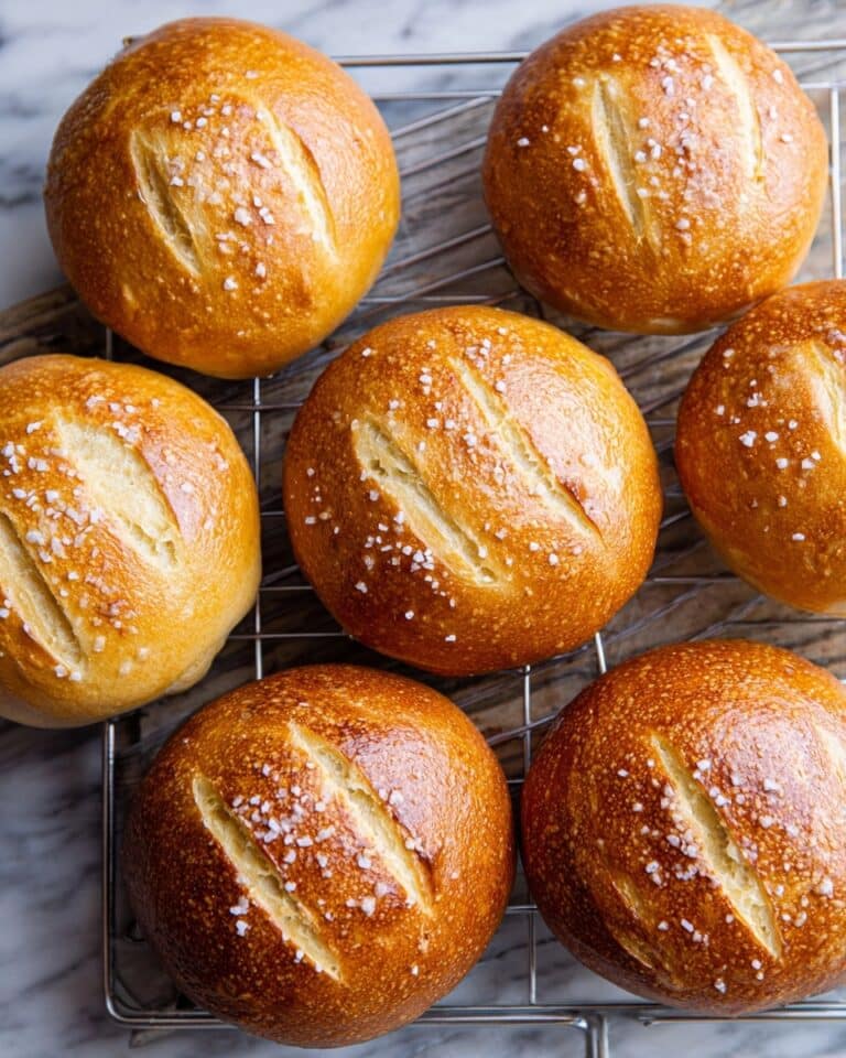 Soft Pretzel Buns Recipe