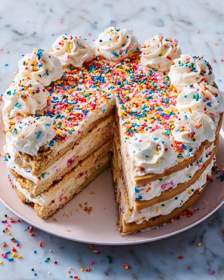 Funfetti Cheesecake Icebox Cake Recipe