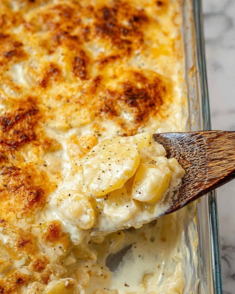 Parmesan Creamed Potatoes Recipe