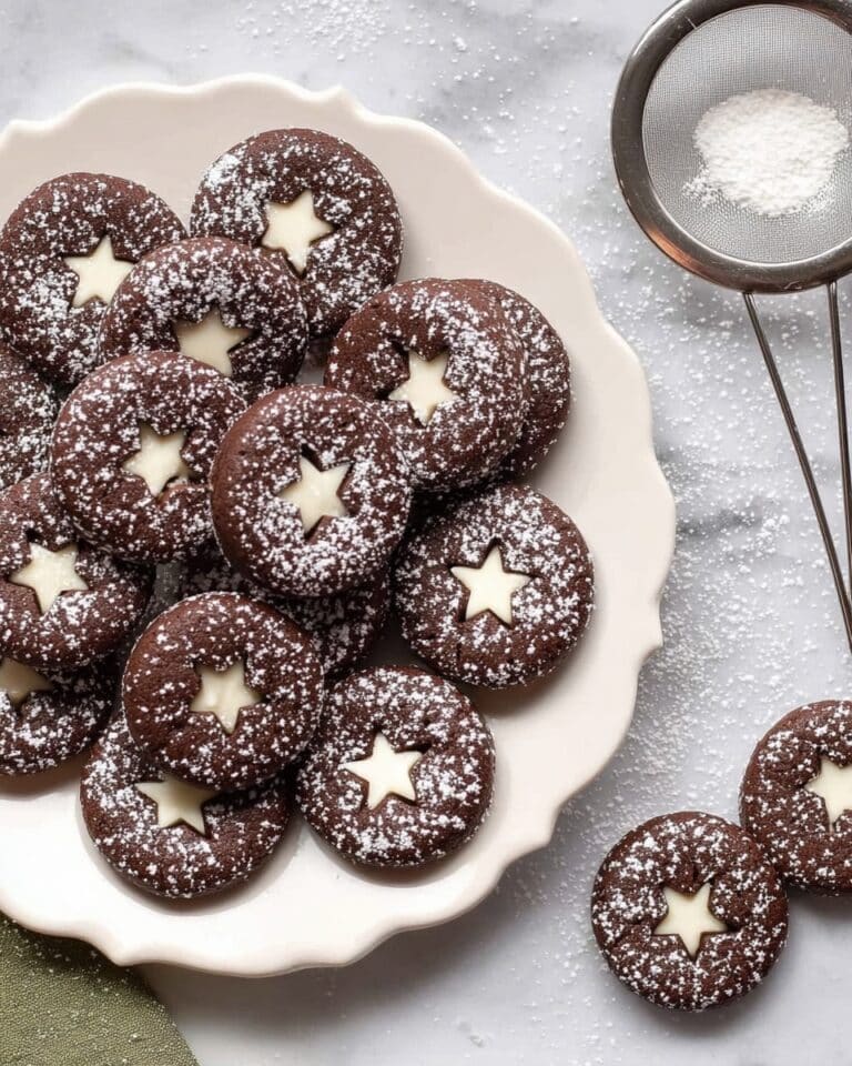 Chocolate Linzer Cookies Recipe