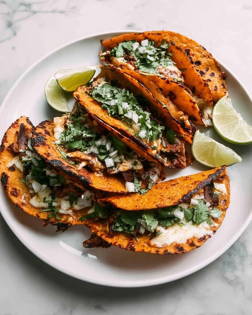 Authentic Birria Tacos with Tender Shredded Meat and Rich Broth Recipe