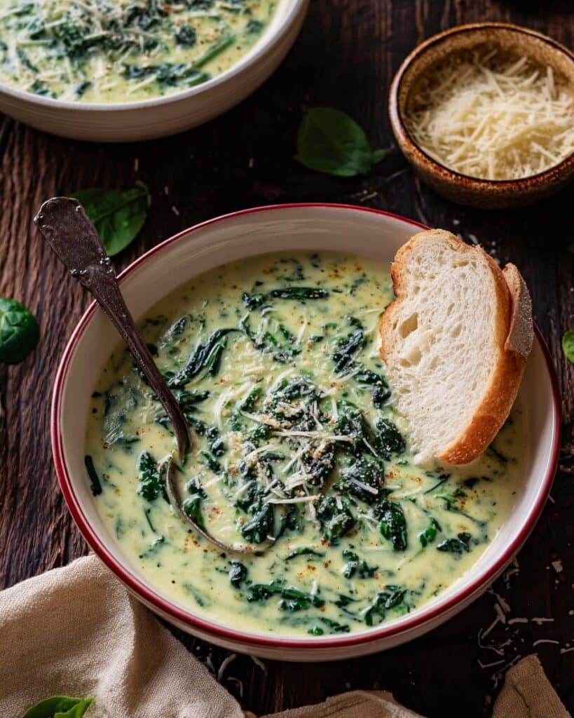 Cream of Spinach Soup Recipe