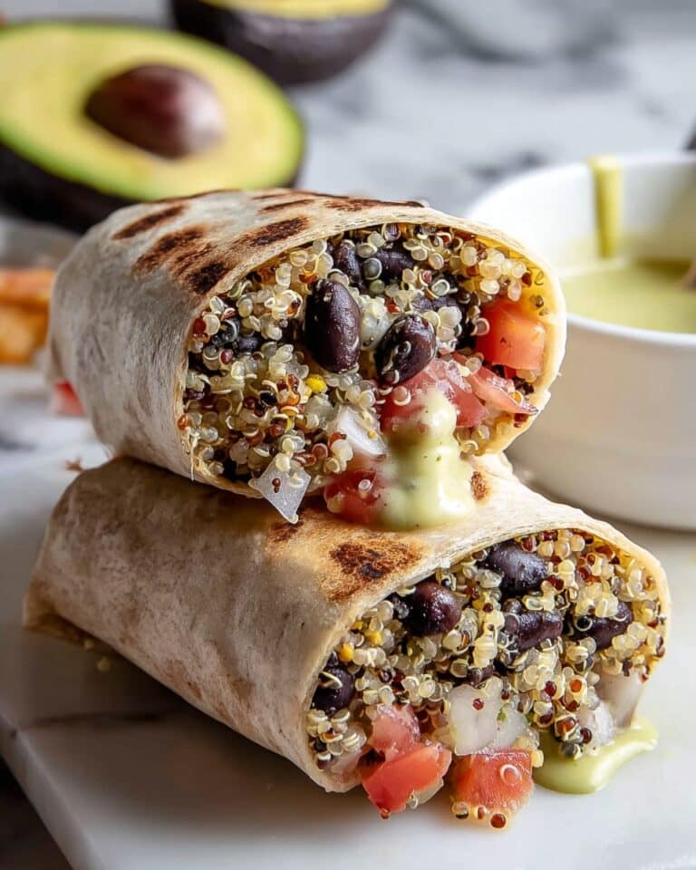 Quinoa Burritos with Black Beans Recipe