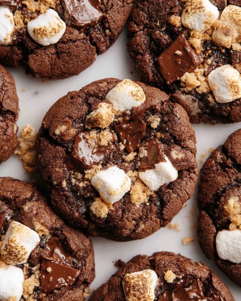 Chocolate S’mores Cookies Recipe