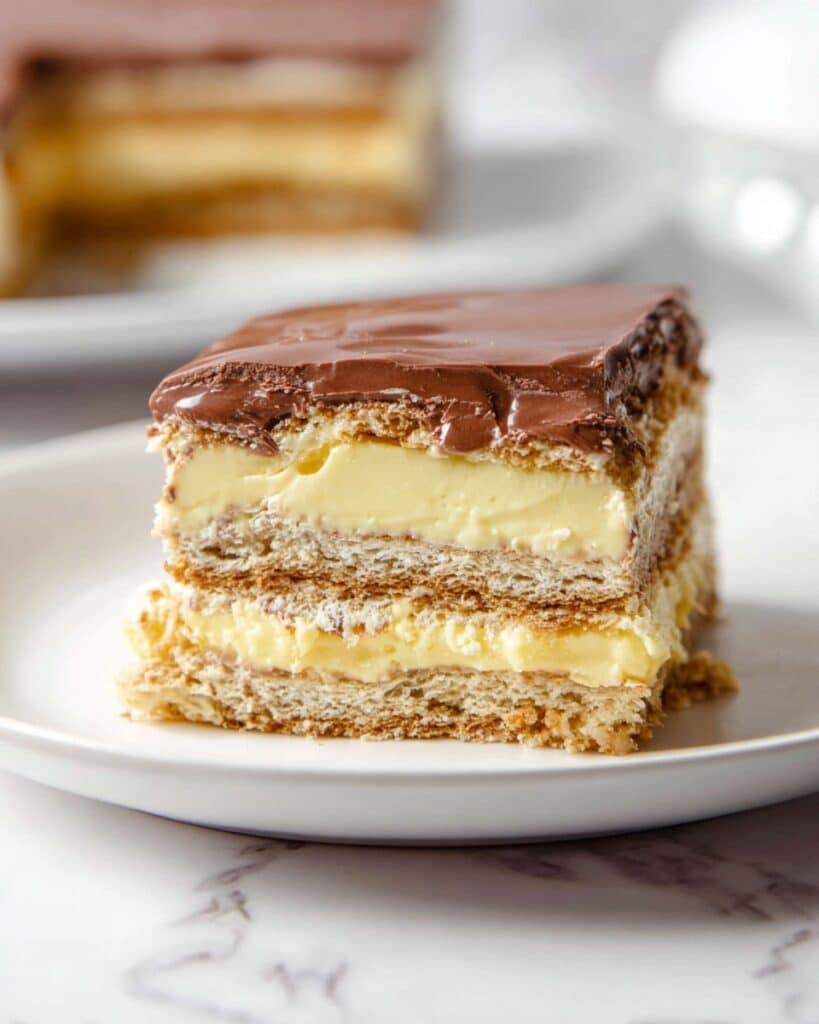 No-Bake Chocolate Eclair Cake Recipe
