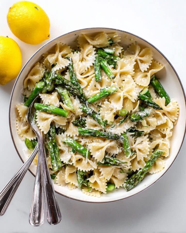 Creamy Lemon and Asparagus Pasta Recipe