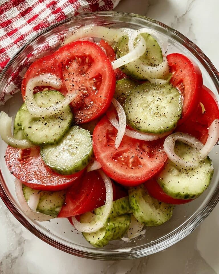 Southern Cucumber, Tomato and Vidalia Onion Salad Recipe
