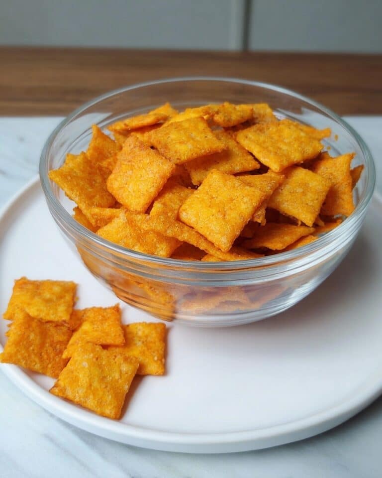 Homemade Cheddar Cheese Crackers with Fresh Milled Flour Recipe