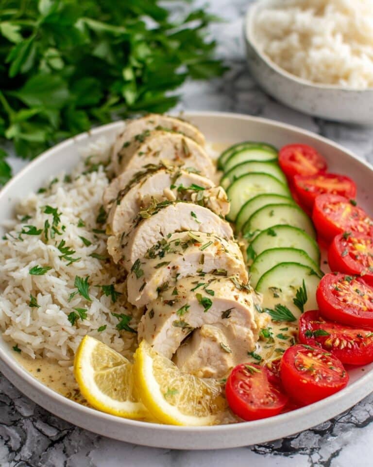 Easy Greek Chicken with Lemon and Herb Rice Recipe