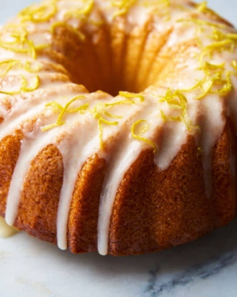Super Moist Lemon Bundt Cake Recipe