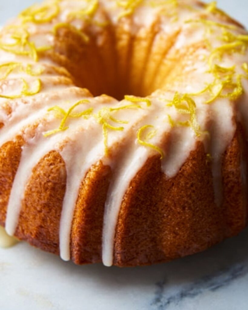 Super Moist Lemon Bundt Cake Recipe
