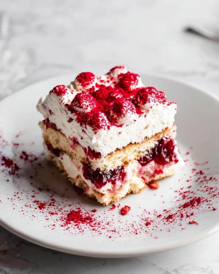 Cherry Almond Tiramisu Recipe