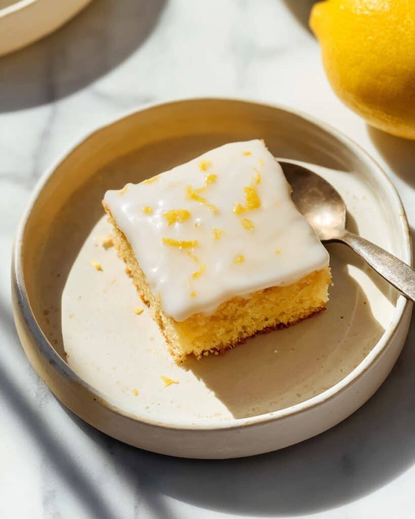 Lemon White Chocolate Brownies Recipe
