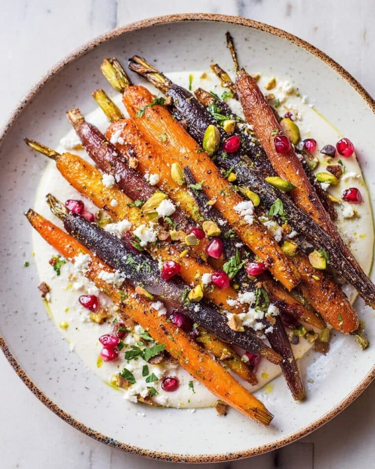 Spiced Roasted Carrots with Sumac Whipped Feta Recipe