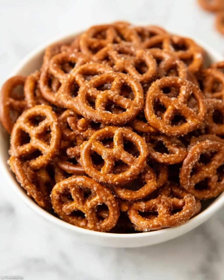 Garlic Ranch Pretzels Recipe – Easy Seasoned Pretzels Recipe