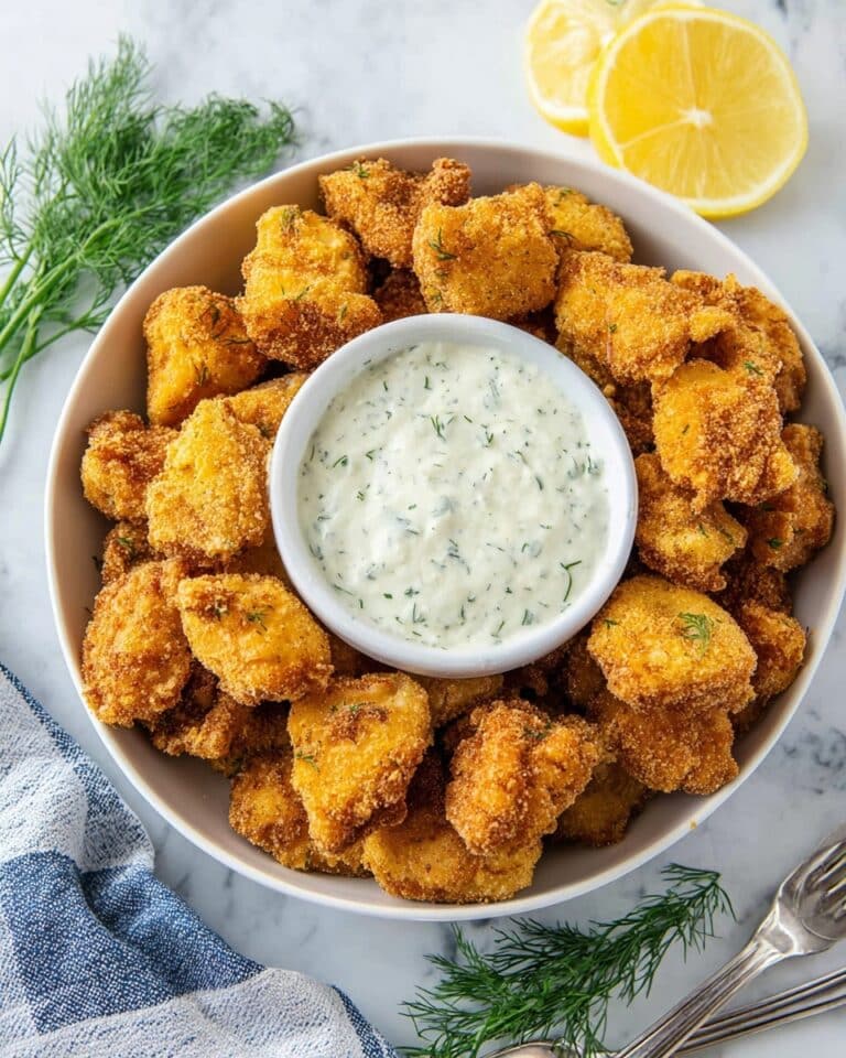 Crispy Catfish Nuggets with Tartar Sauce Recipe