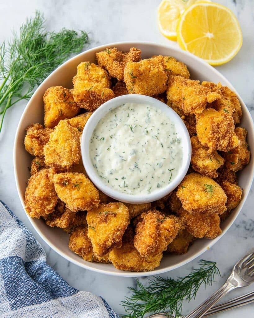 Crispy Catfish Nuggets with Tartar Sauce Recipe